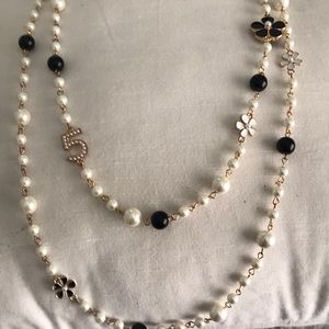 Designer Inspired Camellia Pearl Necklace